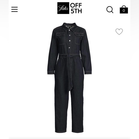 SOLD!! Lea & Viola Blue Jumpsuit - Picture 1 of 11